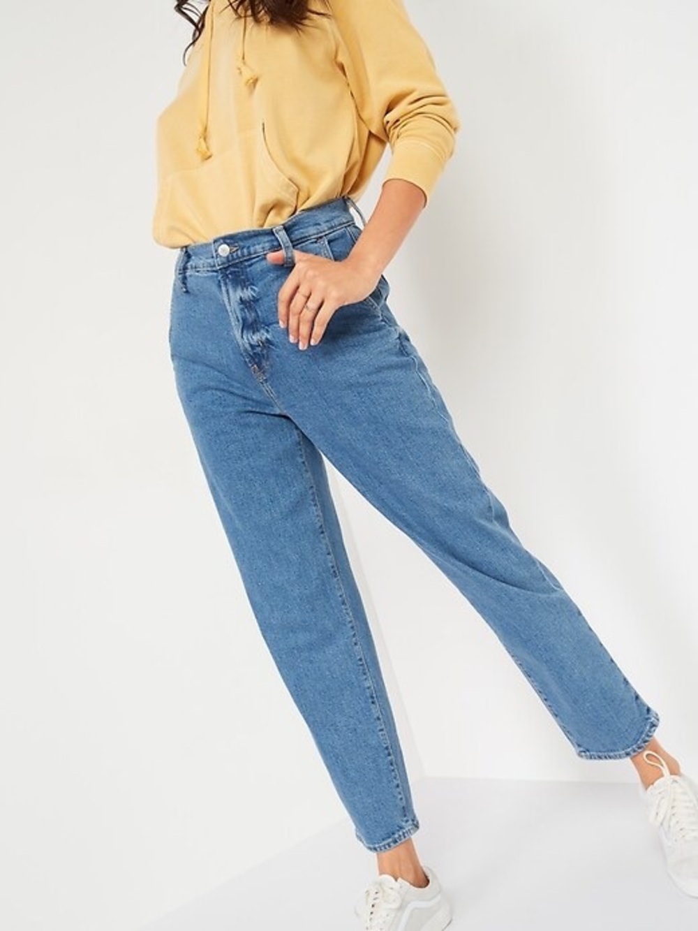 Old Navy Sky High Extra High Rise Straight Jeans, size 4